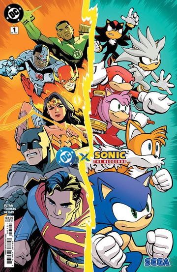 DC X Sonic The Hedgehog #1 Var. E. Young Cvr (2025)