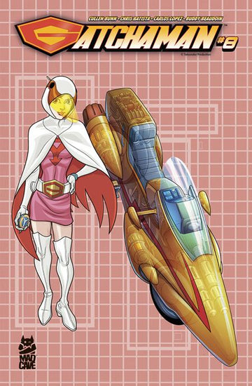 Gatchaman #8 Cvr B Chris Batista Blueprint Jun And G-3 Var #8 C. Batista Cvr 3/26/25 Presale