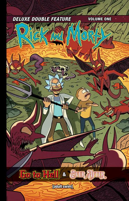 Rick And Morty Deluxe Double Feature Vol 1 [HC] M. Ellerby Cvr (2023)