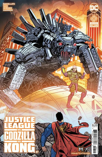  JUSTICE LEAGUE VS. GODZILLA VS. KONG #7 (2024)- CVR A DREW JOHNSON, CVR B JIM LEE & SCOTT WILLIAMS CARDSTOCK VAR, CVR C DAN MORA CARDSTOCK VAR, CVR D 1:25 MIKEL JANIN CARDSTOCK VAR, CVR E 1:50 KENDRICK KUNKKA LIM CARDSTOCK VAR, CVR F CHRISTIAN DUCE KONG AS GL FOIL VAR- DC COMICS- Coinz Comics 