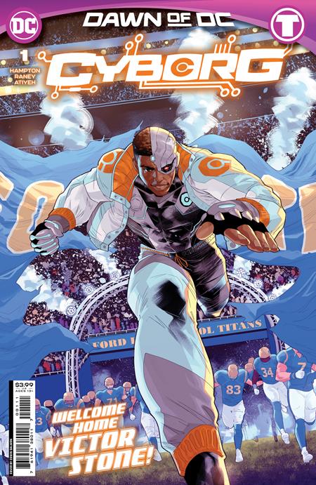 Coinz Comics, Dc Comics, Cyborg #1 E. Galmon Cvr (2023),  Cover