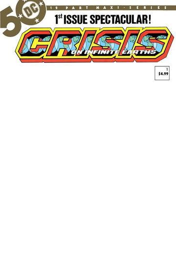 Crisis On Infinite Earths #1 Facsimile Blank (2024) 🔑 Key Issue