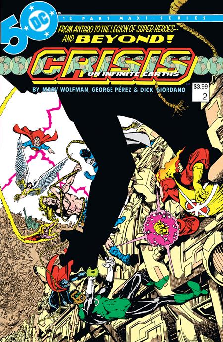  CRISIS ON INFINITE EARTHS #2 FACSIMILE EDITION (2024)- CVR A GEORGE PEREZ, CVR B GEORGE PEREZ FOIL VAR, CVR C BLANK VAR- DC COMICS- Coinz Comics 