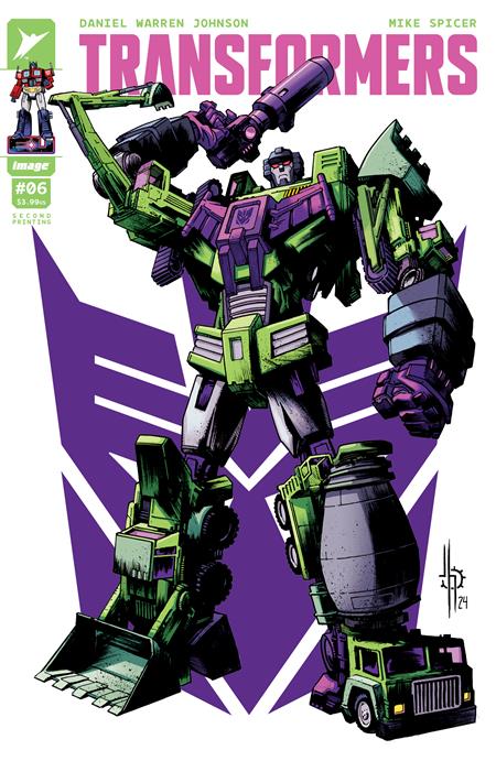 Coinz Comics, Image Comics, Transformers #6 2Nd Printing J. Howard Cvr (2024),  Cover