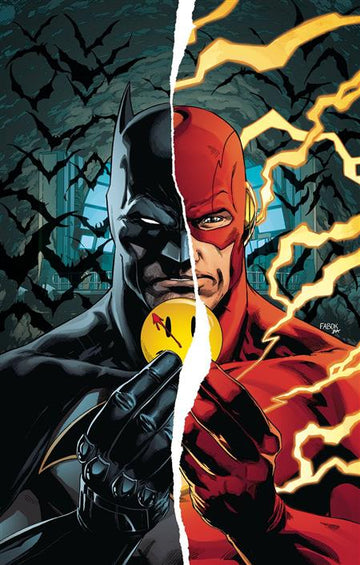 Batman Flash The Button Deluxe Ed (Rebirth) [HC] Fabok, Jason Cvr (2017)