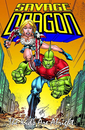 Savage Dragon Kids Are Alright [TPB] E. Larsen Cvr (2011)