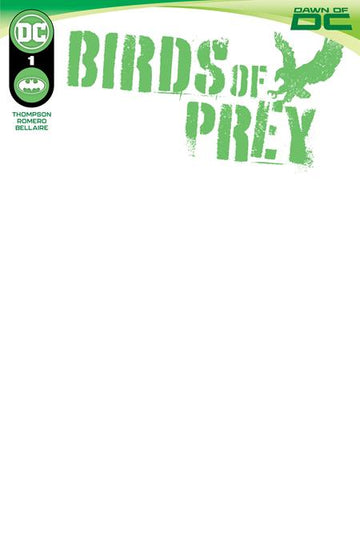Birds of Prey #1 Blank Var. (2023) 🔑 Key Issue