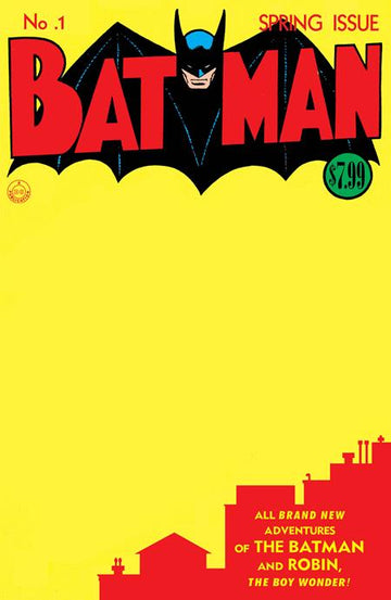 Batman #1 Facsimile Blank Var. (2023) 🔑 Key Issue