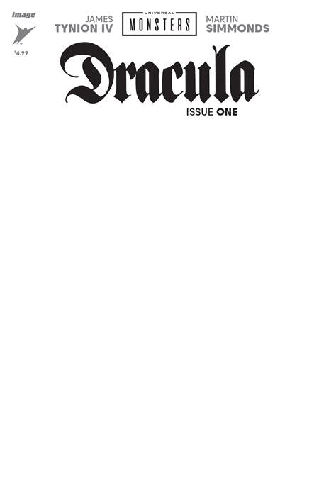  UNIVERSAL MONSTERS: DRACULA #1 (2023)- CVR A MARTIN SIMMONDS, CVR B JOSHUA MIDDLETON VAR, CVR C SKETCH CVR VAR- Image Comics- Coinz Comics 