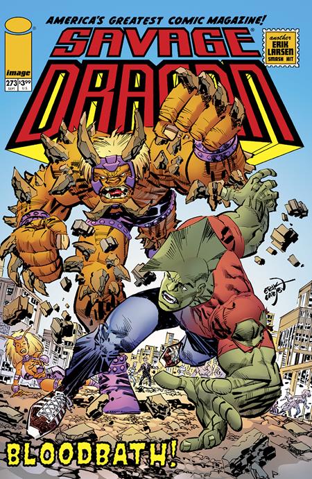 Coinz Comics, Image Comics, Savage Dragon #273 E. Larsen Cvr (10/16/24) Presale,  Cover