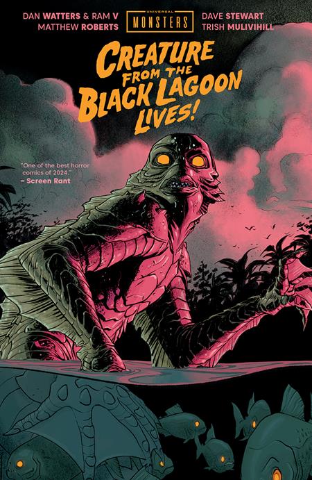 Universal Monsters Creature From The Black Lagoon Lives Book Market Matthew Roberts & Dave Stewart Cvr [HC] M. Roberts, D. Stewart Cvr (2024)