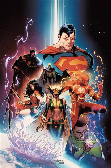 Justice League By Scott Snyder Dlx Ed Book 01 [HC] Redondo, Bruno Cvr (2019)