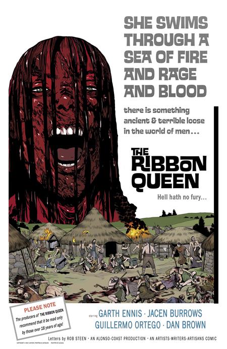  THE RIBBON QUEEN #5 (2023)- CVR A DECLAN SHALVEY, CVR B SCOTT HAMPTON VAR, CVR C CHRIS FERGUSON & JACEN BURROWS HORROR HOMAGE VAR- AWA STUDIOS- Coinz Comics 