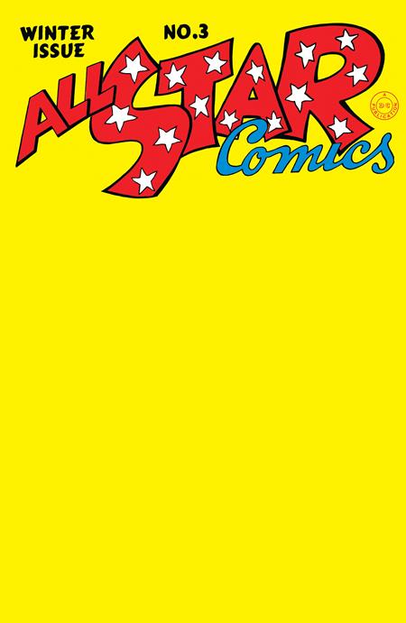 All-Star Comics #3 Facsimile Blank Var. (2023) 🔑 Key Issue