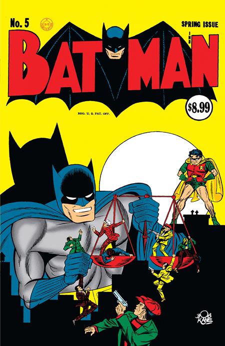 Coinz Comics, Dc Comics, Batman #5 Facsimile Edition #5 Facsimile Bob Kane Cvr (2023),  Cover