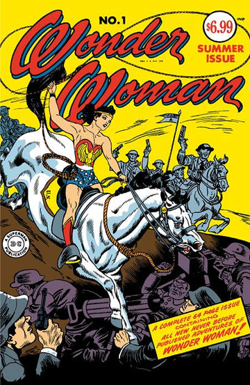 Coinz Comics, Dc Comics, Wonder Woman #1 Facsimile Edition #1 Facsimile H. G Peter Cvr (2023),  Cover