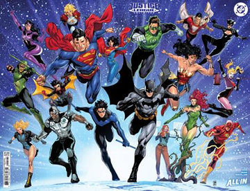 Justice League Unlimited #1 Wraparound Raised UV Foil Var. D. Sampere Cvr (2024)