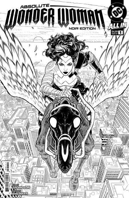 Absolute Wonder Woman: Noir Edition #1 H. Sherman Main Cvr. (2024)