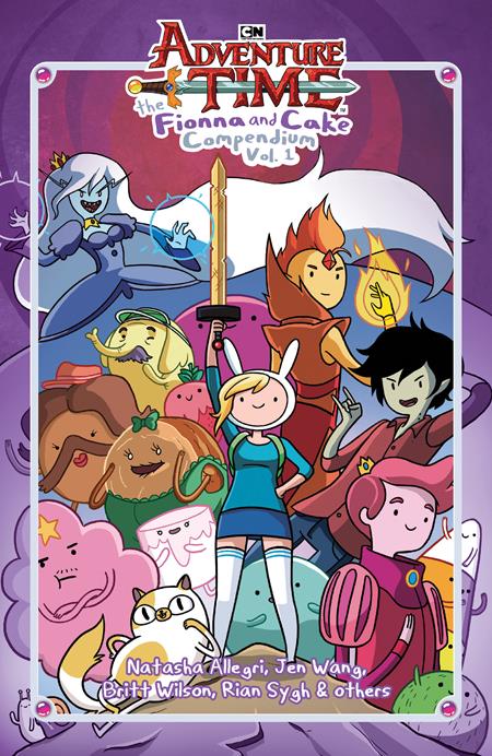 Adventure Time Vol 1 The Fionna And Cake Compendium Direct Market Exclusive [HC] JAB, L. Moore Cvr (2024)