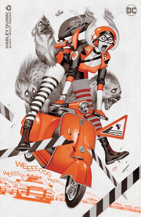 Coinz Comics, Dc Comics, Harley Quinn Black + White + Redder #6 J. Totino Tedesco Cvr (2023),  Cover