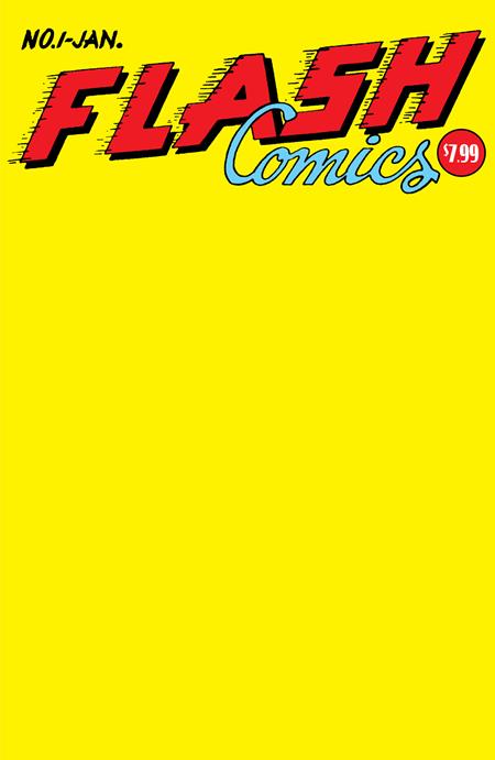 Flash Comics # Facsimile Blank Var. Cvr 12/4/24 Presale