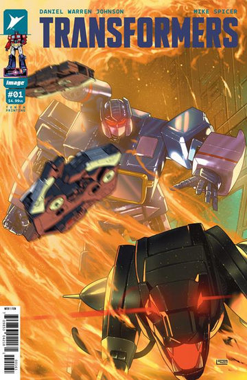 Transformers #1 10th Printing Var. T. Clarke Cvr 12/18/24 Presale