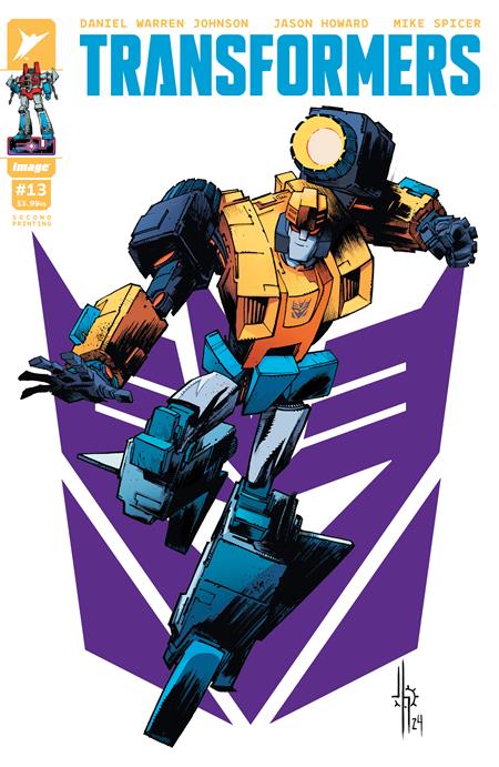 Transformers #13 2nd Printing J. Howard Cvr 12/11/24 Presale