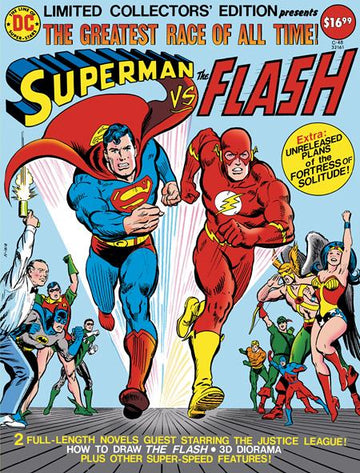 Limited Collectors Ed. #48 Superman Vs The Flash Foil Facsimile 2025 C. Infantino, J. L. Garcia-Lopez & B. Oksner