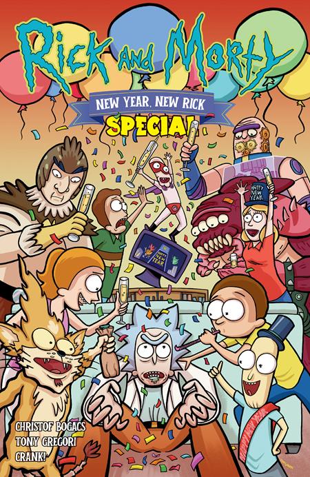 Rick And Morty New Year New Rick Special #1 T. Gregori Cvr 1/1/25 Presale