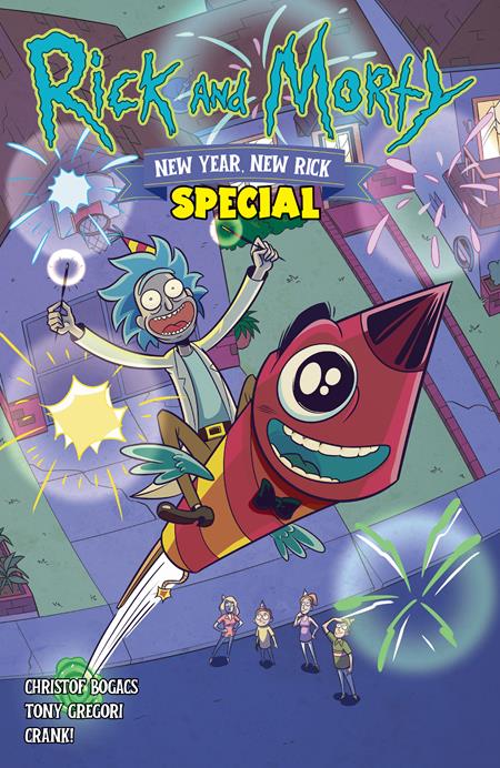 Rick And Morty New Year New Rick Special #1 1:10 Var. S. Burrini Cvr 1/1/25 Presale