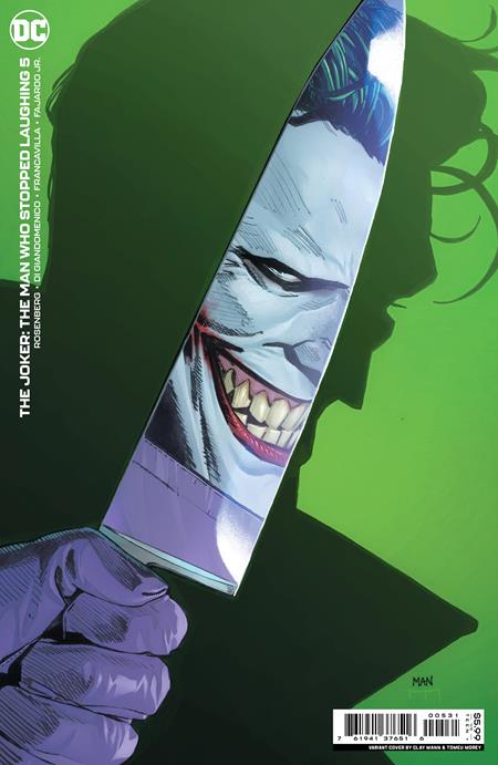 Coinz Comics, Dc Comics, Joker The Man Who Stopped Laughing #5 Clay Mann Cvr (2023),  Cover