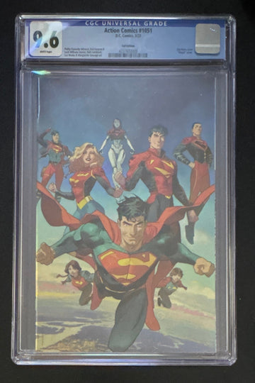 Action Comics #1051 Dan Mora Foil Variant (2023) CGC 9.6 🔑 Key Issue