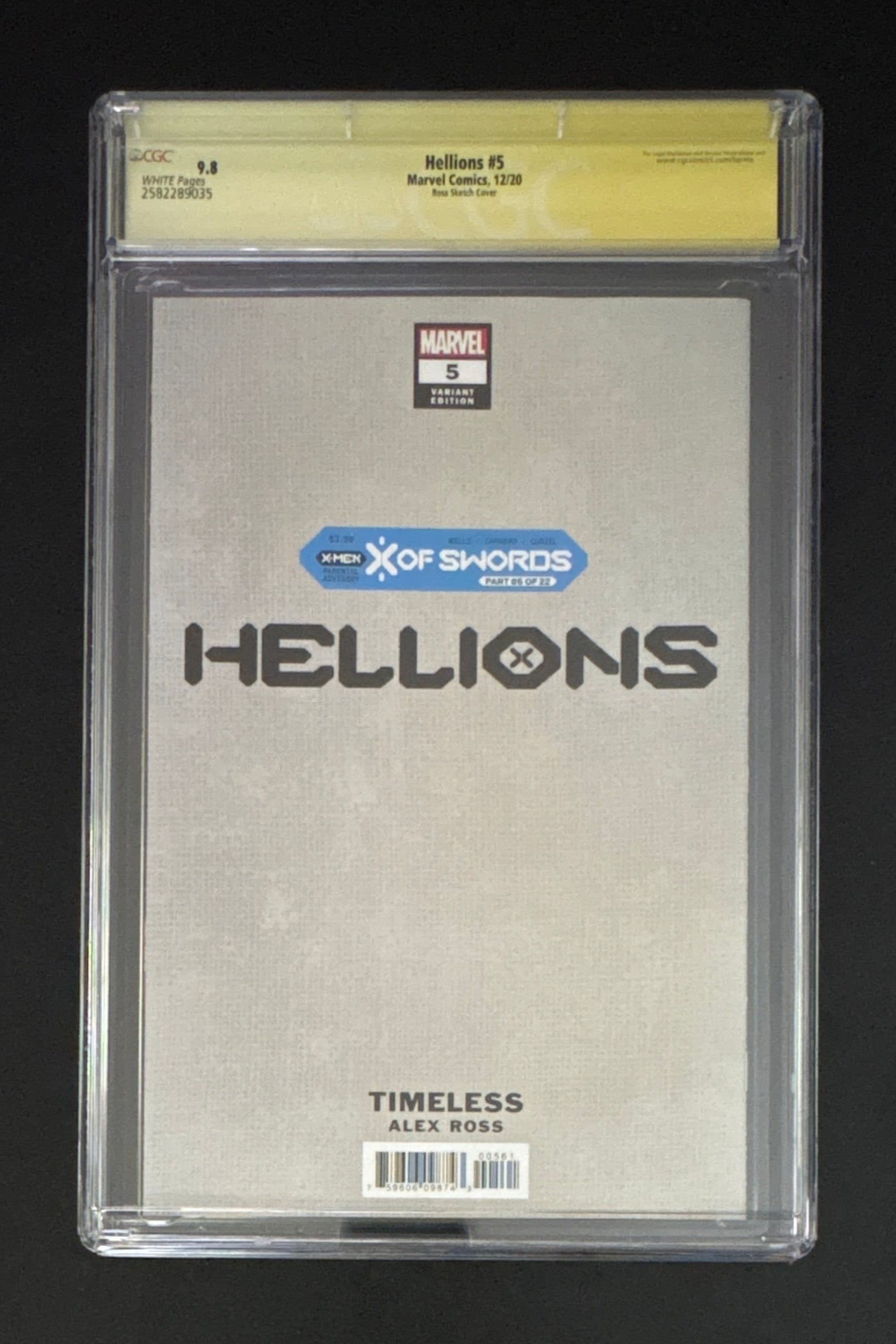 Hellions #5 Alex Ross Incentive Timeless Sketch Variant (1:100) (2020)