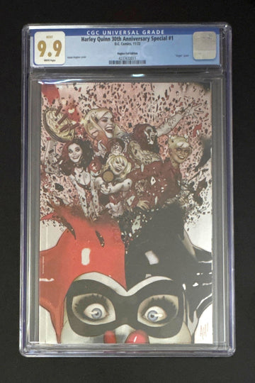 Harley Quinn: 30th Anniversary Special #1 Adam Hughes Foil Variant (2022) CGC 9.9 Mint