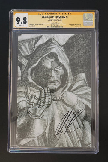 Guardians of the Galaxy #1 Alex Ross Timeless Incentive Sketch Variant (1:100) (2023) CGC 9.8 Signed Alex Ross