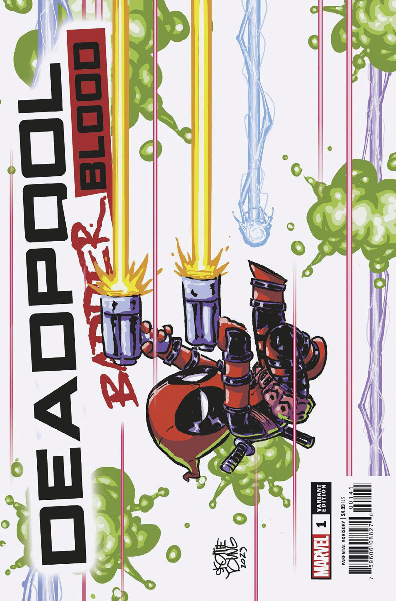 Coinz Comics, Marvel, Deadpool: Badder Blood #1 S. Young Cvr (2023),  Cover