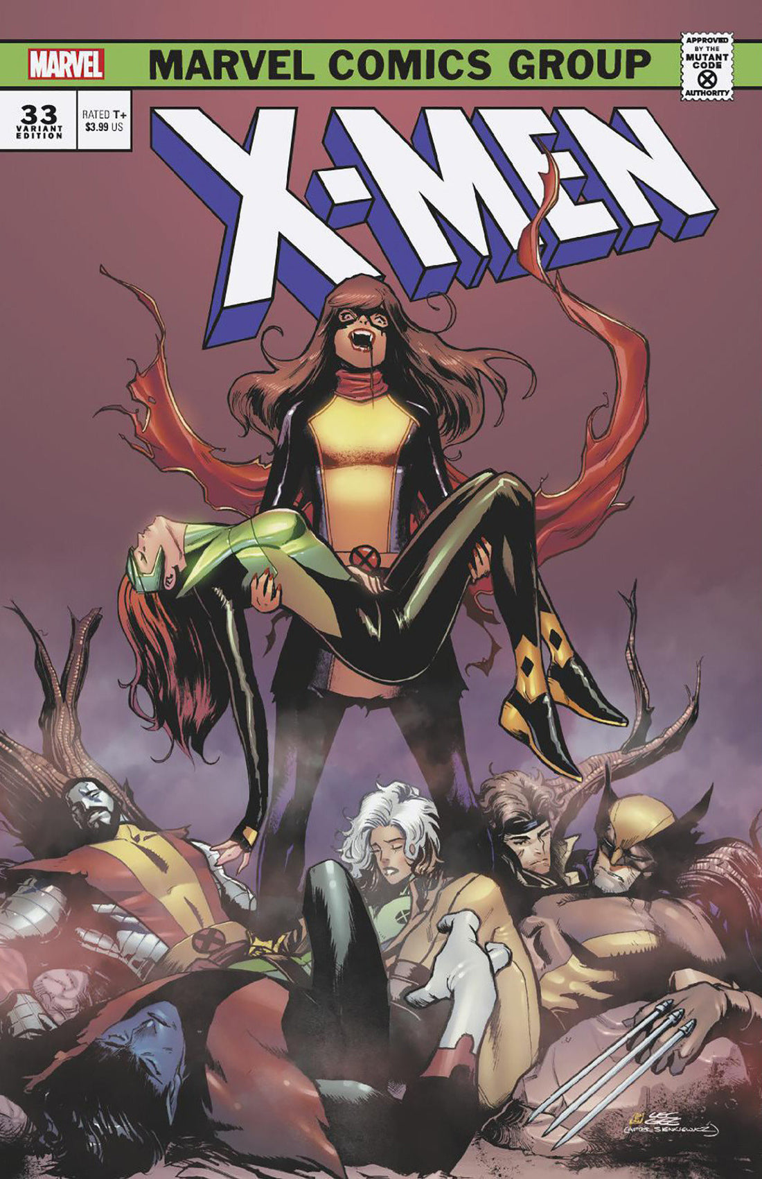 Coinz Comics, Marvel, X-Men #33 L. Garbett Var. Cvr (2024), Cover