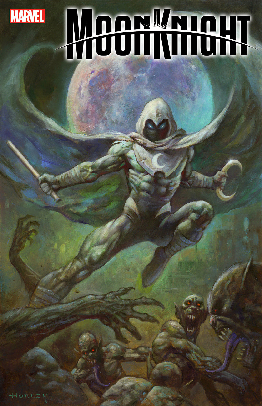 Coinz Comics, Marvel, Moon Knight #21 A. Horley Cvr (2023),  Cover