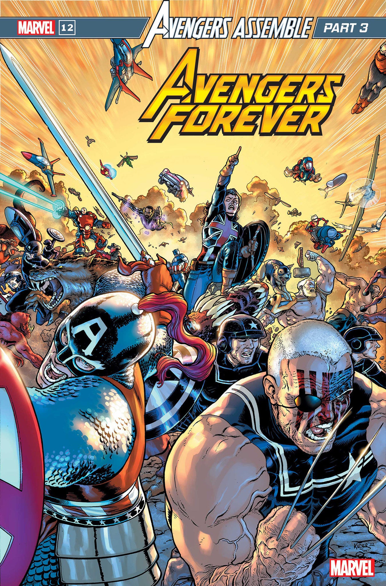 Coinz Comics, Marvel, Avengers Forever #12 Cvr (2023),  Cover