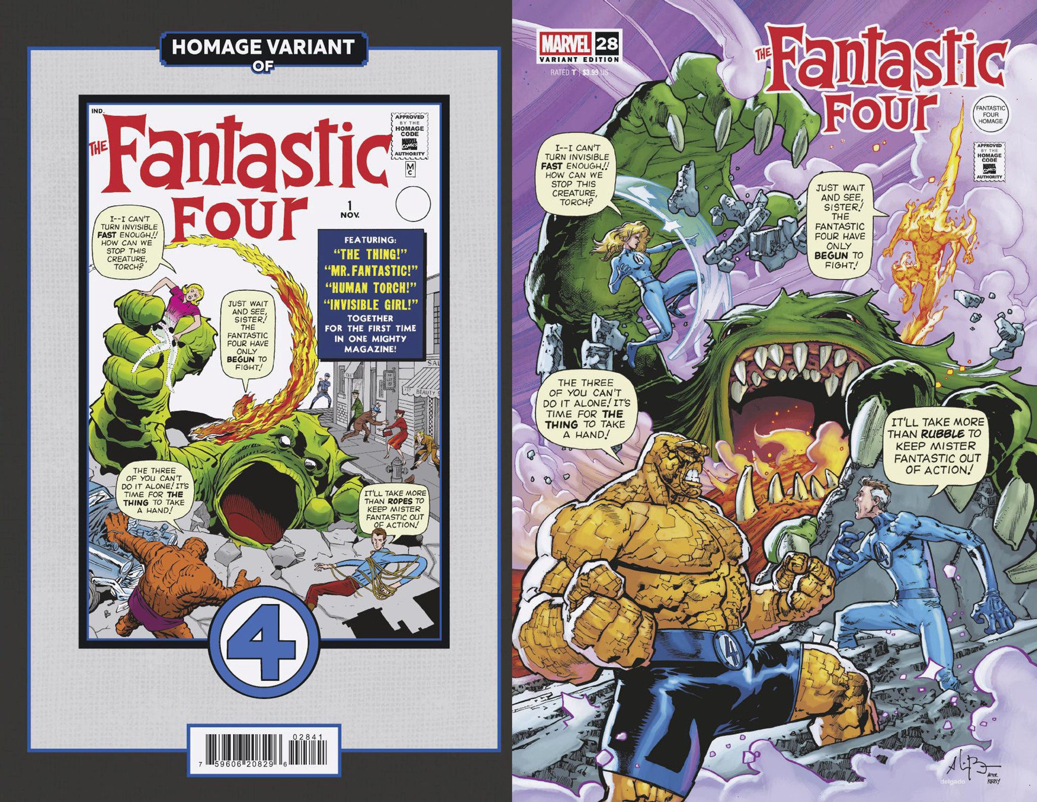 Fantastic Four #28 Homage A. Bressan Cvr (2025)