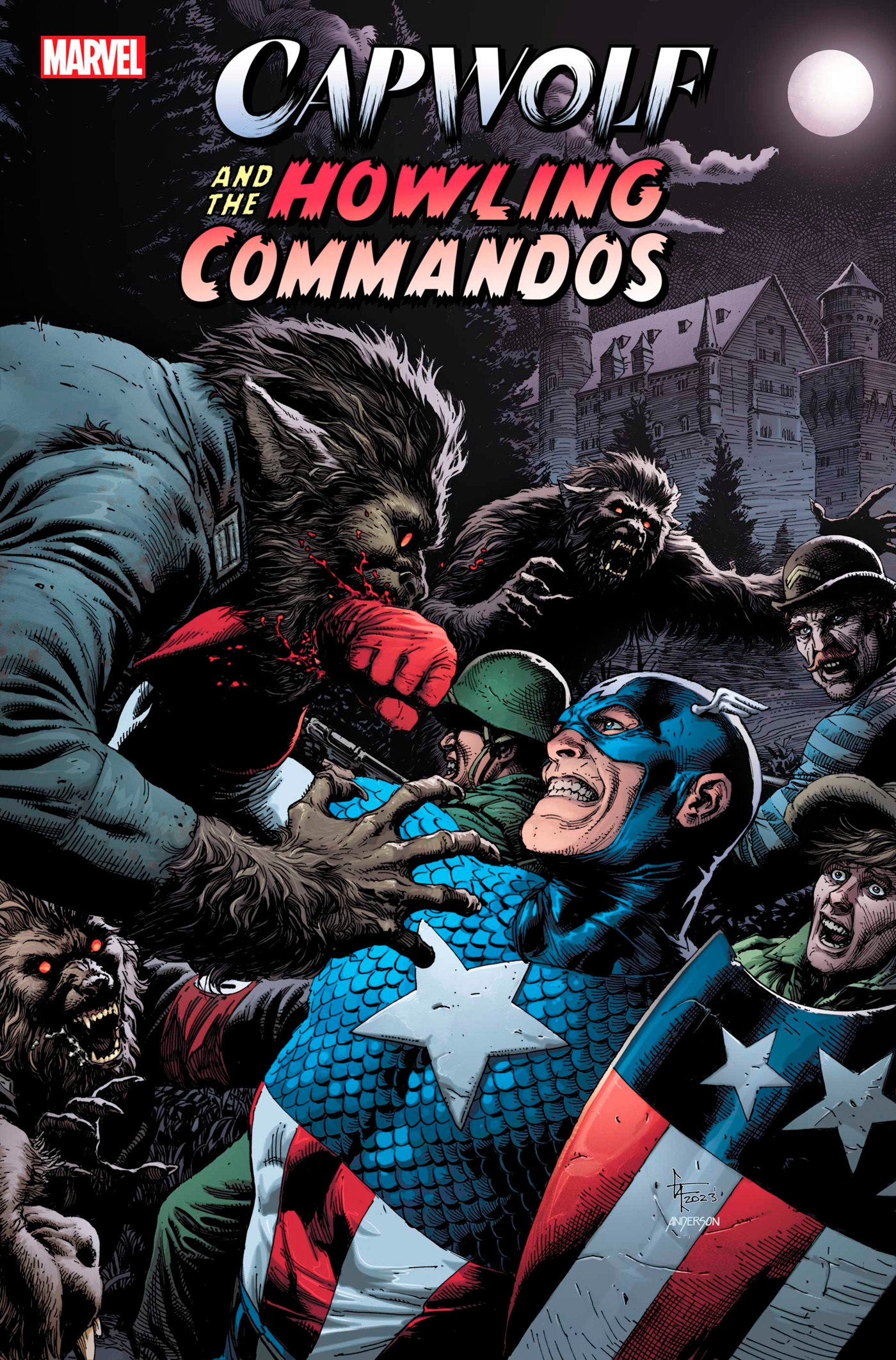 Coinz Comics, Marvel, Capwolf & The Howling Commandos #1 G. Frank Cvr (2023),  Cover