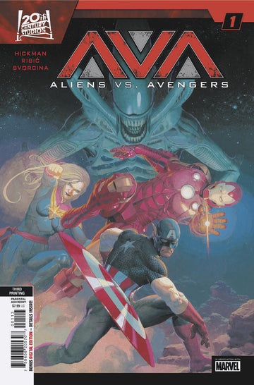 Aliens Vs. Avengers #1 3rd Printing E. Ribic Cvr (2025)