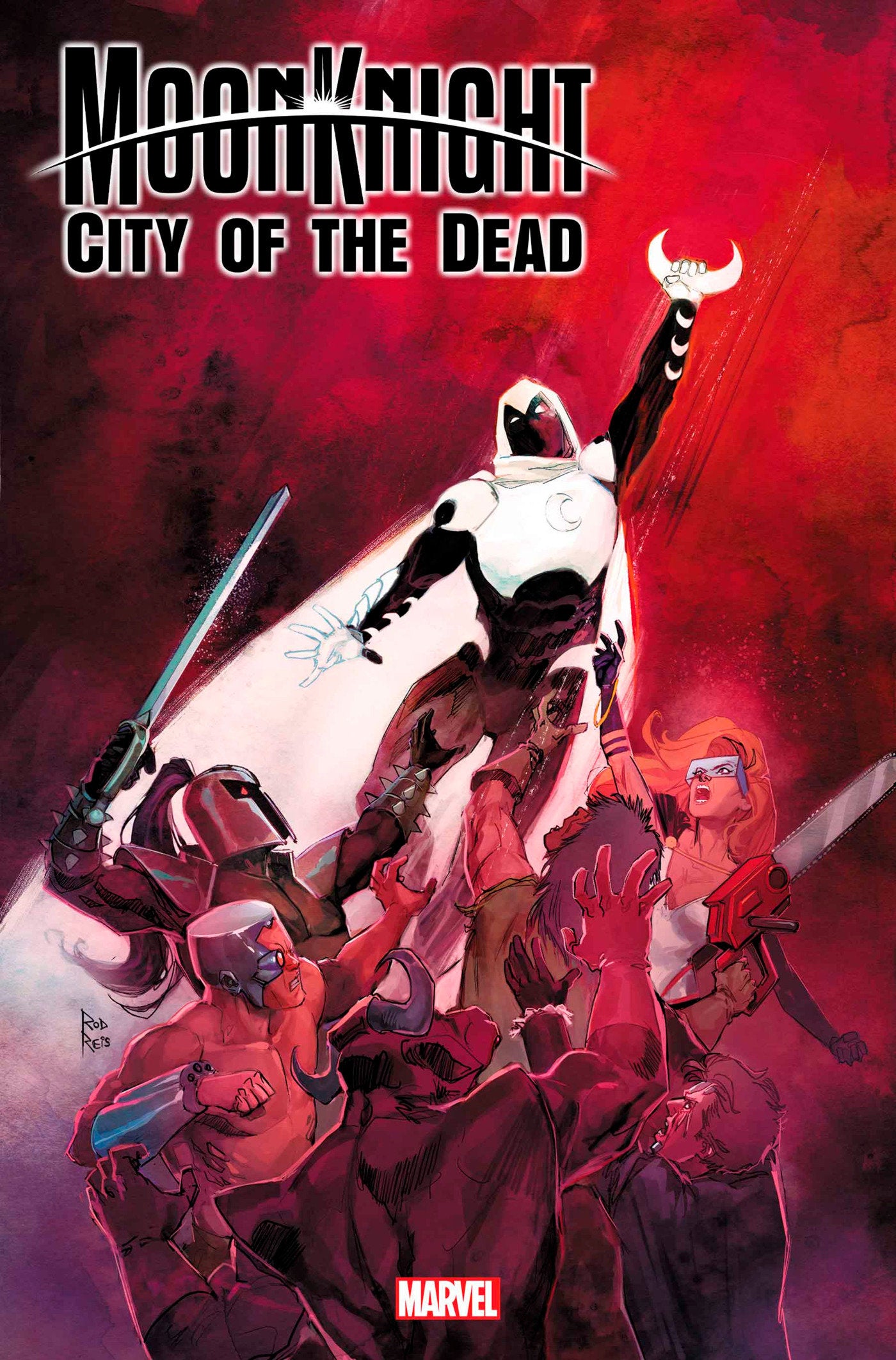 Coinz Comics, Marvel, Moon Knight: City Of The Dead #3 Rod Reis Cvr (2023),  Cover