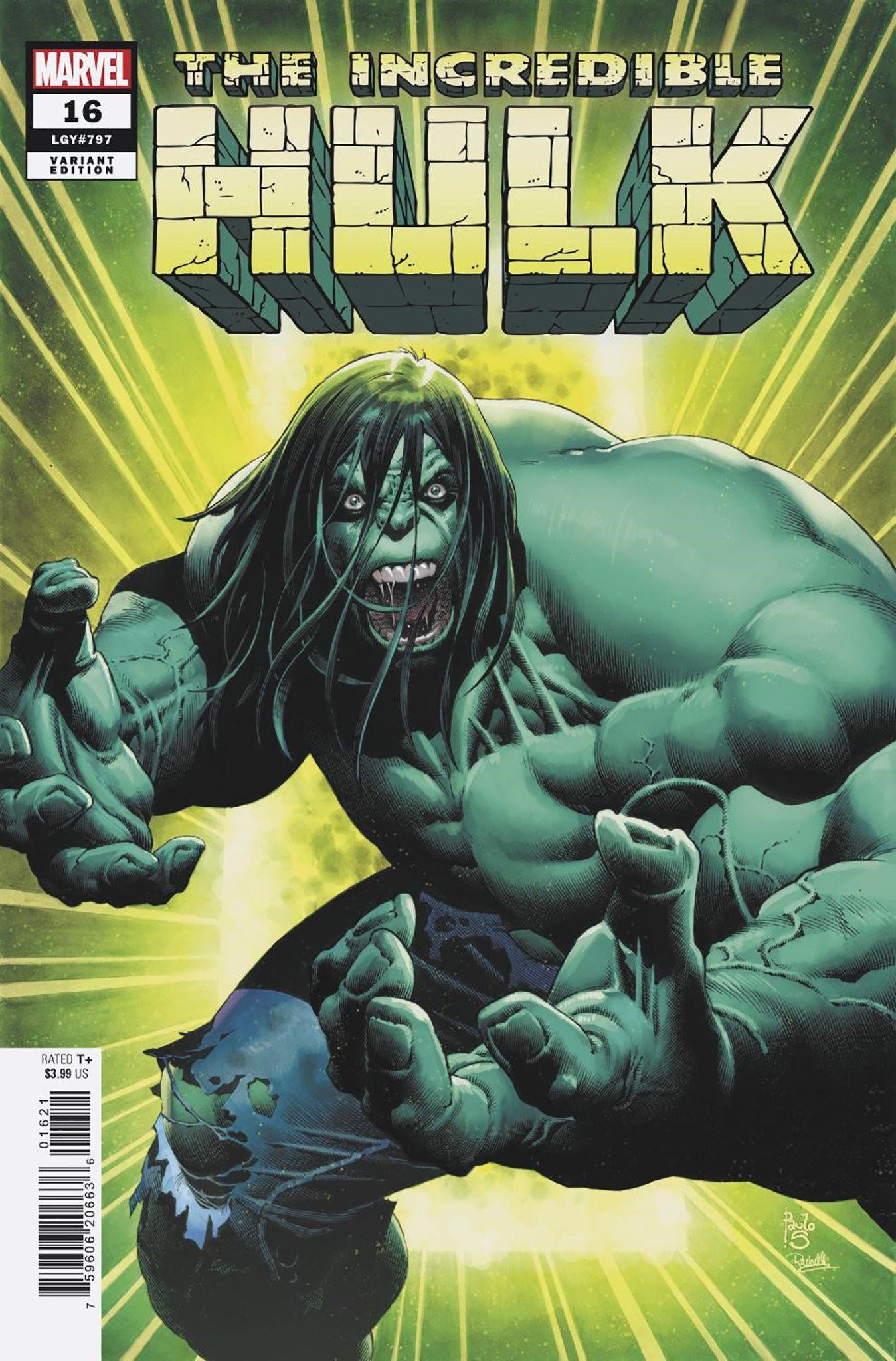 INCREDIBLE HULK #16 (9/4/24) PRESALE