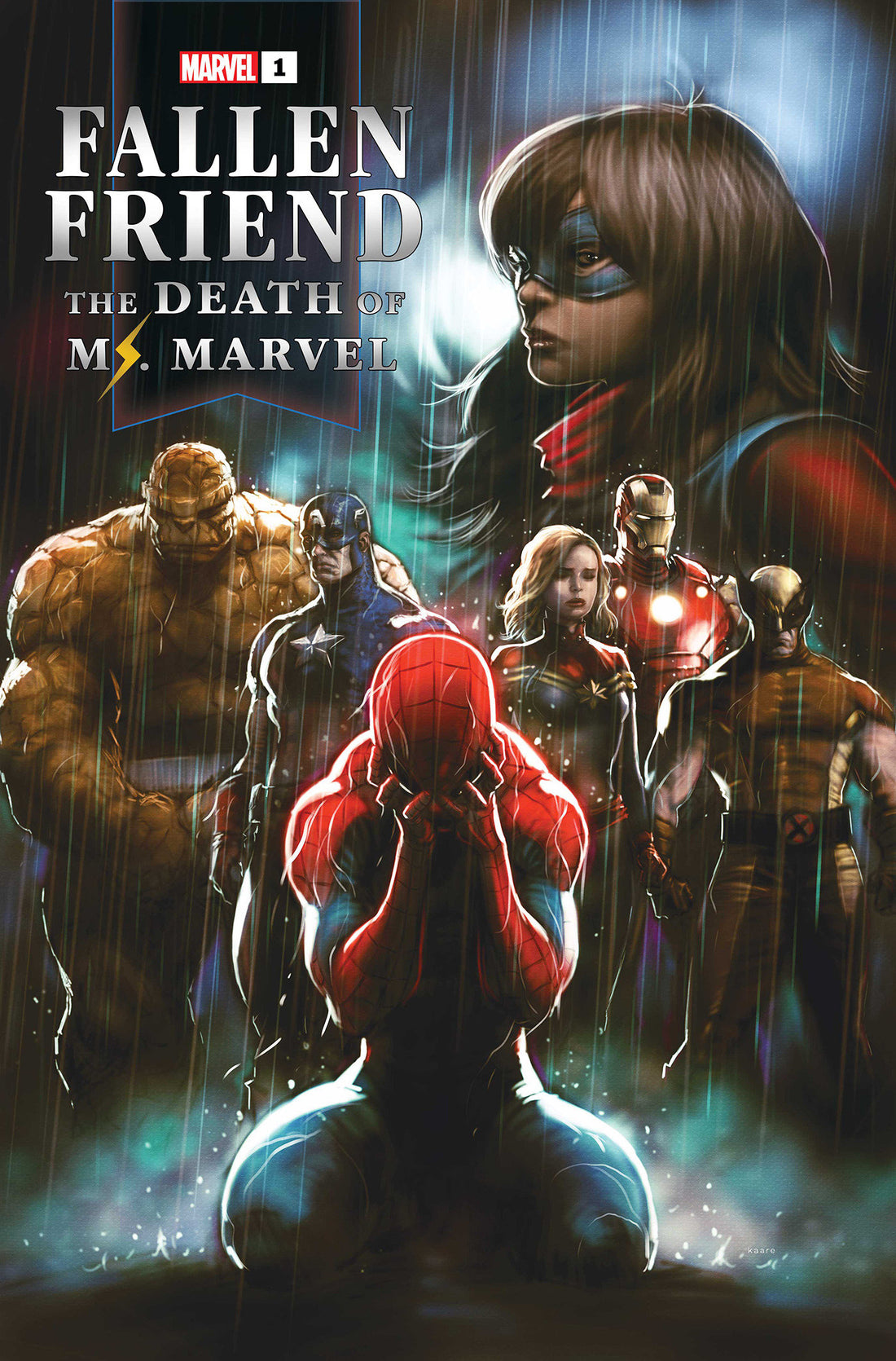 Coinz Comics, Marvel, Fallen Friend: The Death Of Ms. Marvel #1 K. Andrews Cvr (2023),  Cover