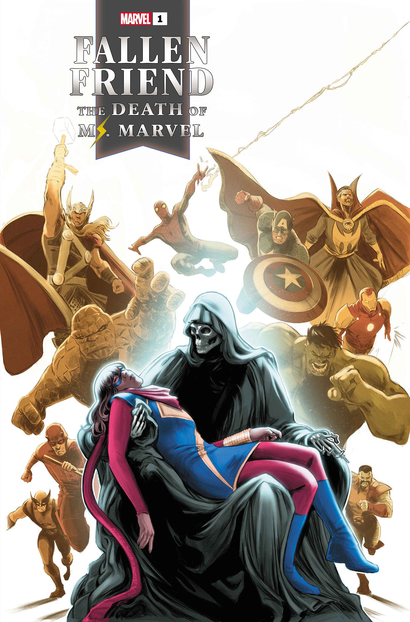 Coinz Comics, Marvel, Fallen Friend: The Death Of Ms. Marvel #1 C. Carnero Cvr (2023),  Cover