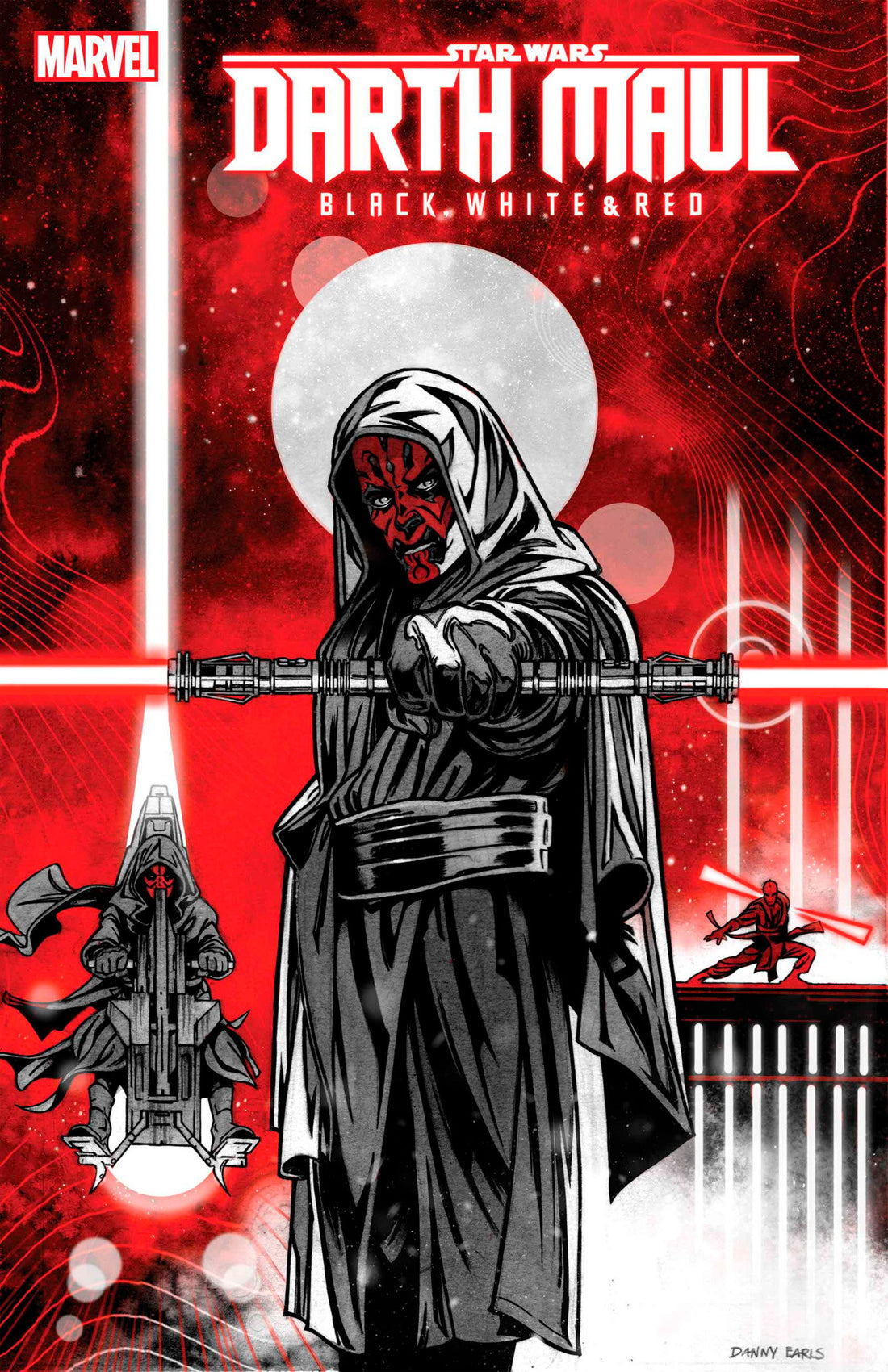 Coinz Comics, Marvel, Star Wars: Darth Maul - Black, White & Red #2 D. Earls Var. Cvr (2024),  Cover