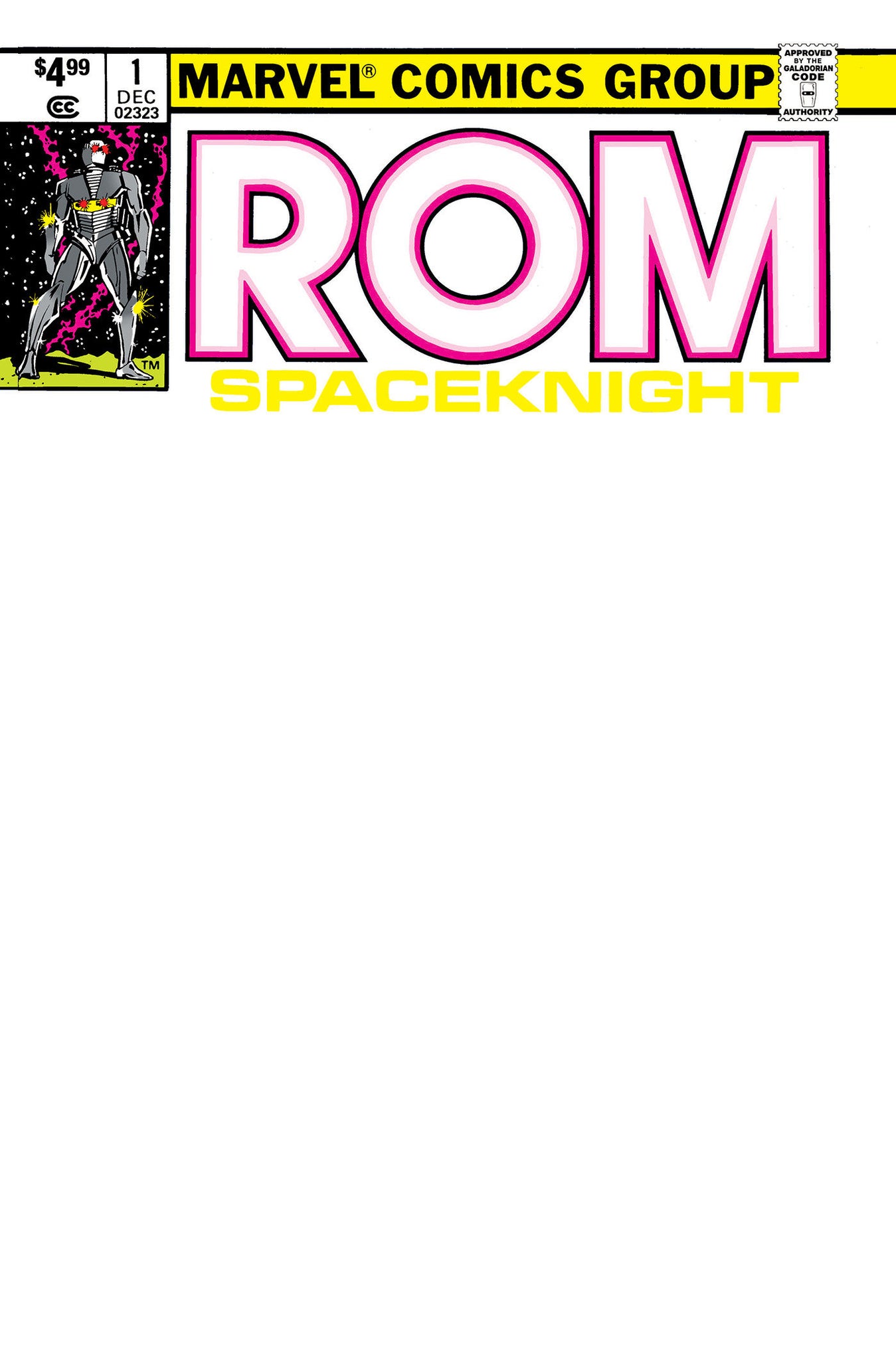 ROM #1 Facsimile Blank Var. (2023) 🔑 Key Issue