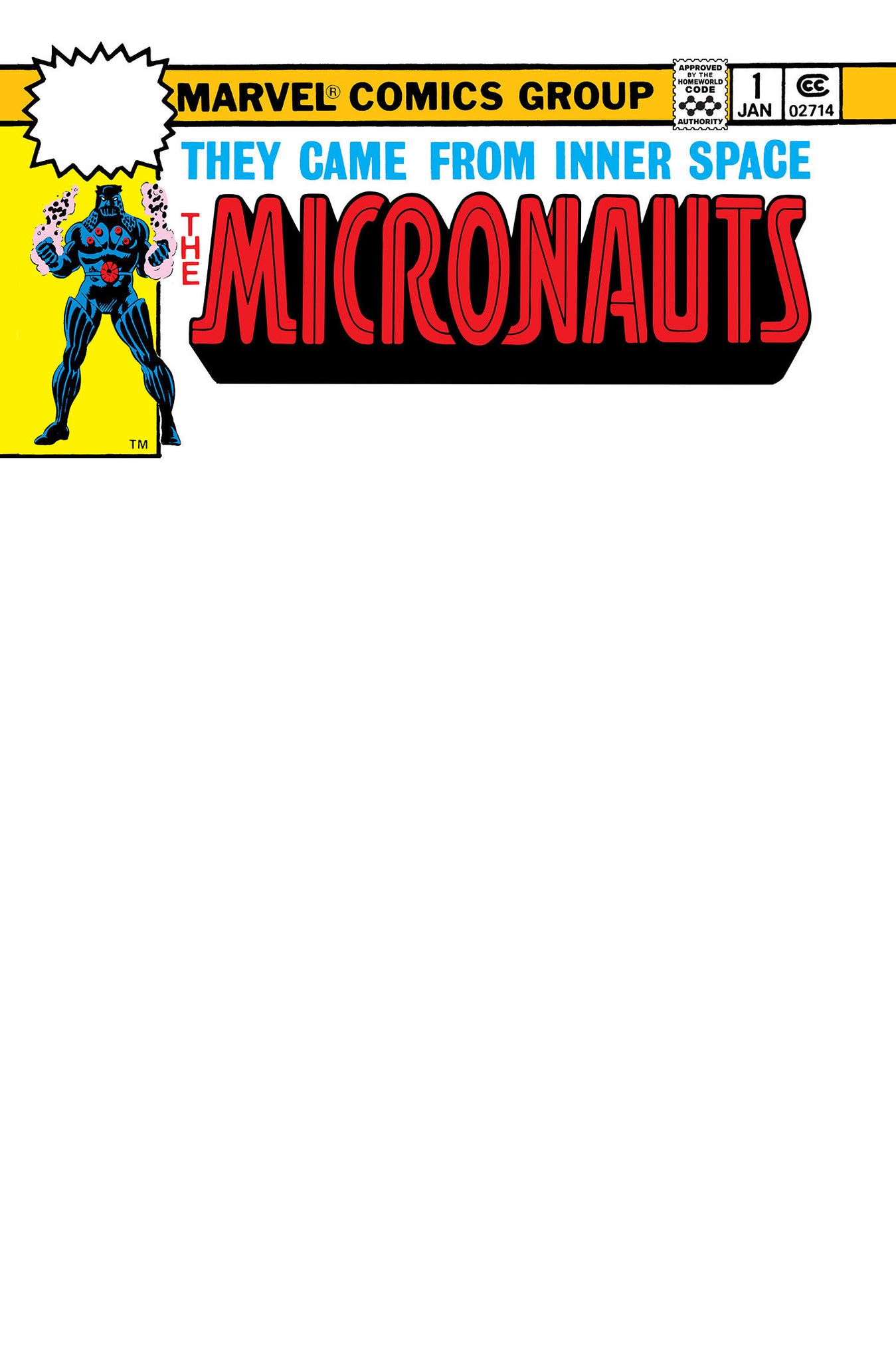 Micronauts #1 Facsimile Blank (2023) 🔑 Key Issue