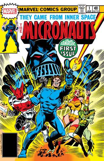 Micronauts #1 Facsimile Foil (2023) 🔑 Key Issue